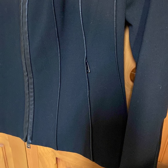 Ralph Lauren leather trimmed jacket - Picture 3 of 7